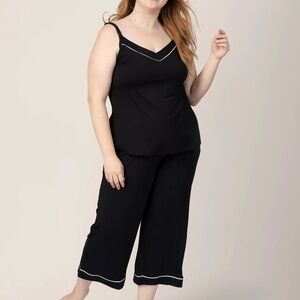 Clea Bamboo Nursing Tank & Capri Pajama Set